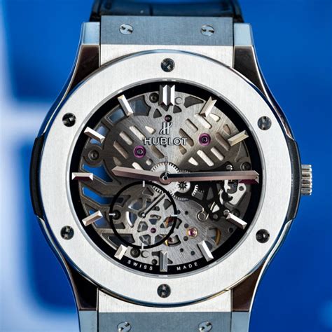 hublot classico ultra skeleton in deutsch|Hublot Classic Fusion Review [2022]: The Titanium 45mm .